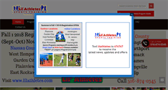 Desktop Screenshot of lilathletes.com